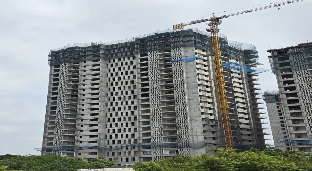 (JUL 2025) BLOCK – A: 23RD FLOOR STRUCTURAL WORK IS IN PROGRESS
