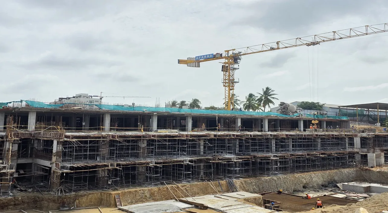 (JUL 2025) BLOCK – G: BASEMENT-1 SLAB WORK IS COMPLETED