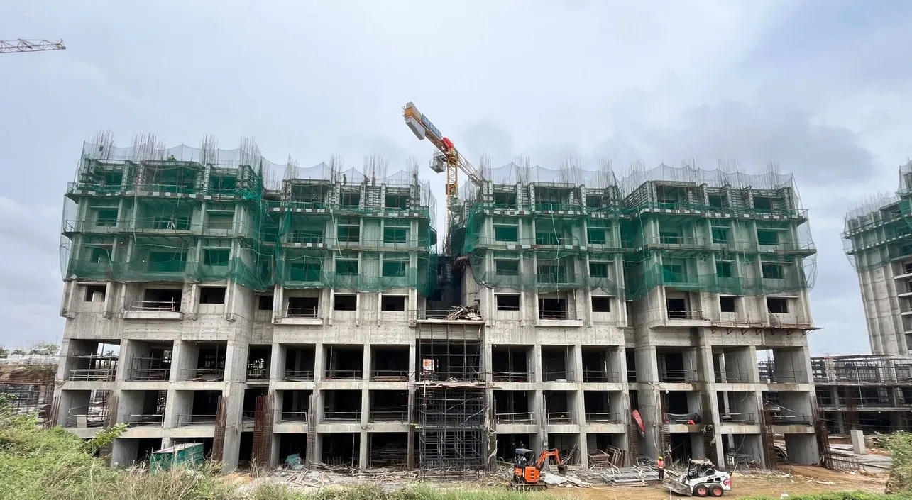(JUL 2025) BLOCK-C: 2ND FLOOR ROOF SLAB WORK IS COMPLETED