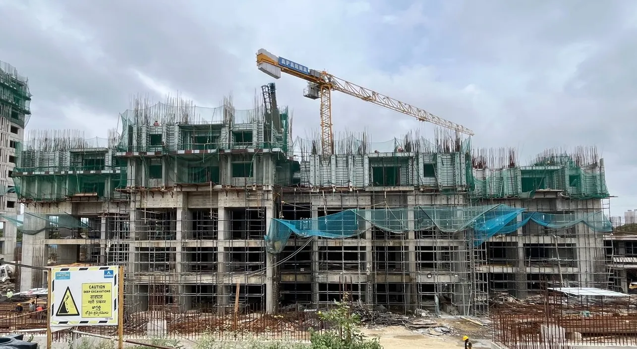 (JUL 2025) BLOCK-E: GROUND FLOOR ROOF SLAB WORK IS COMPLETED 