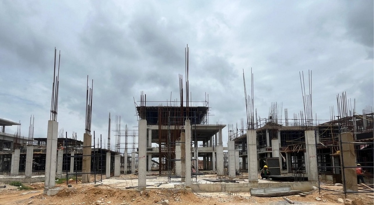 (JUL 2025) VILLA #59: GROUND FLOOR COLUMN WORK IS COMPLETED	