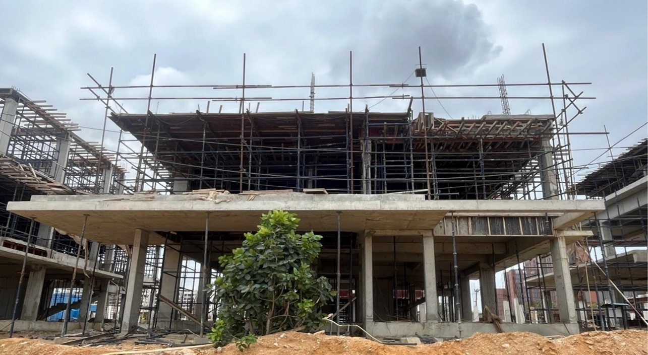 (JUL 2025) VILLA #63: SECOND FLOOR COLUMN REINFORCEMENT WORK IS IN PROGRESS