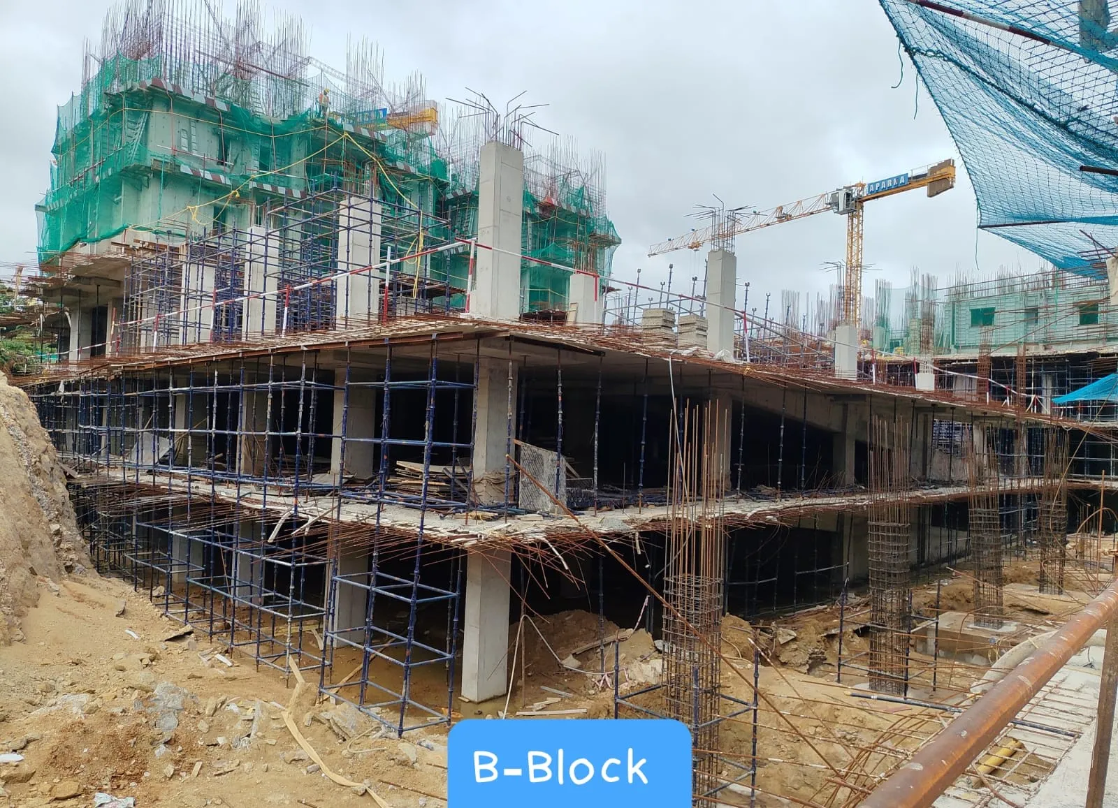 (JUL 2025) BLOCK B:  2ND FLOOR SHUTTERING WORK IS IN PROGRESS