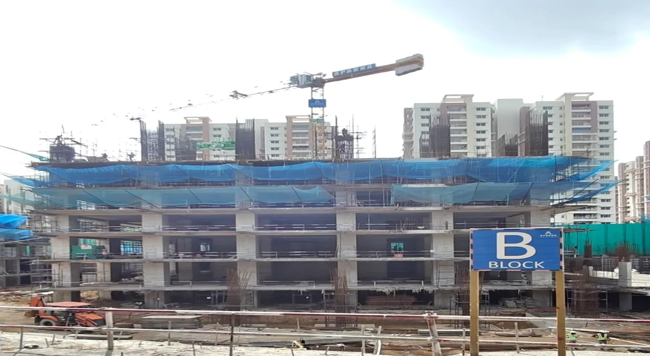 (JUL 2025) BLOCK-B: PODIUM 2 SLAB WORK IS COMPLETED