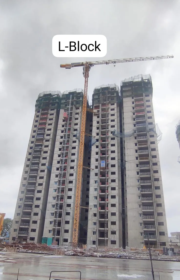 (JUL 2025) BLOCK-L: 22ND FLOOR SLAB WORK IS COMPLETED