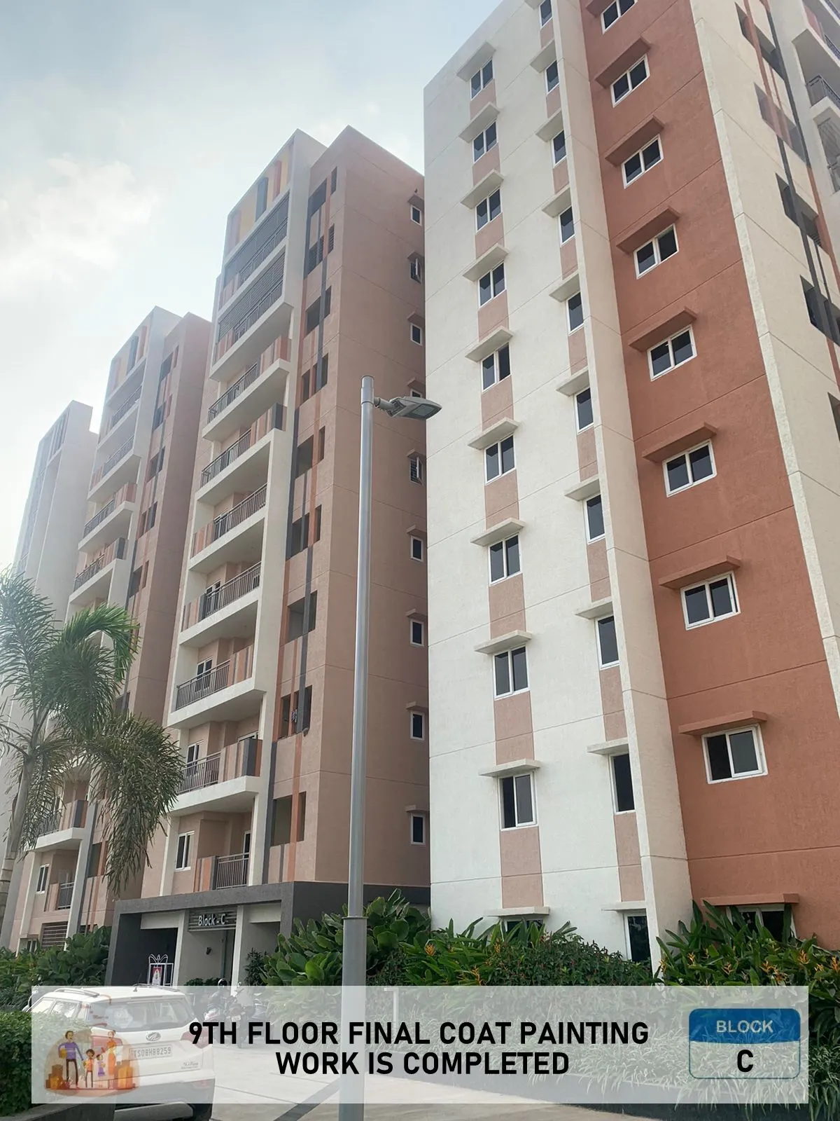 (MAY 2024) BLOCK-C 9TH FLOOR FINAL COAT PAINTING WORK IS COMPLETED